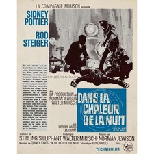 IN THE HEAT OF THE NIGHT French Herald/Trade Ad 1p - 9x12 in. - 1967 - Sidney Po