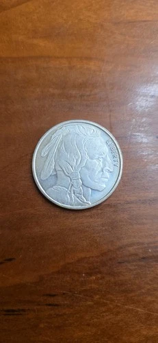 1/2 oz Silver Round - Buffalo Design.