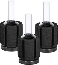 3 Pack Aquarium Bio Sponge Filter Breeding Fry Betta Shrimp Nano Fish Tank Small