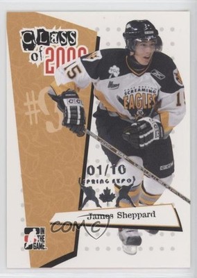 2006 ITG Heroes and Prospects Silver Spring Expo 1/10 James Sheppard #CL-05 7ez