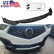 Gloss Front Bumper Lip Spoiler Splitter Body Kit Chin For Acura	MDX 2020-2025 BE