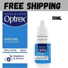 Optrex Dazzling Eye Drops for Dull Eyes, Brightens and Revives, 10ml