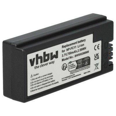 Akku für Sony Cybershot DSC-P8 DSC-P3 DSC-V1 DSC-P7 DSC-P5 DSC-P9 700mAh 3,6V