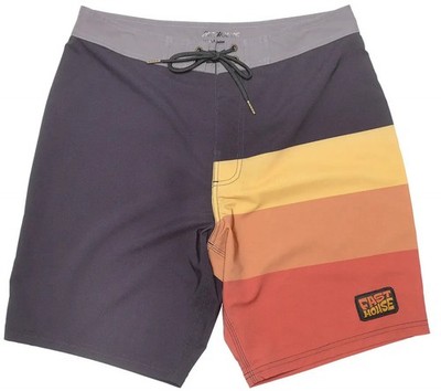 Fasthouse Utopia 19'' Mens Boardshorts Black/Gold