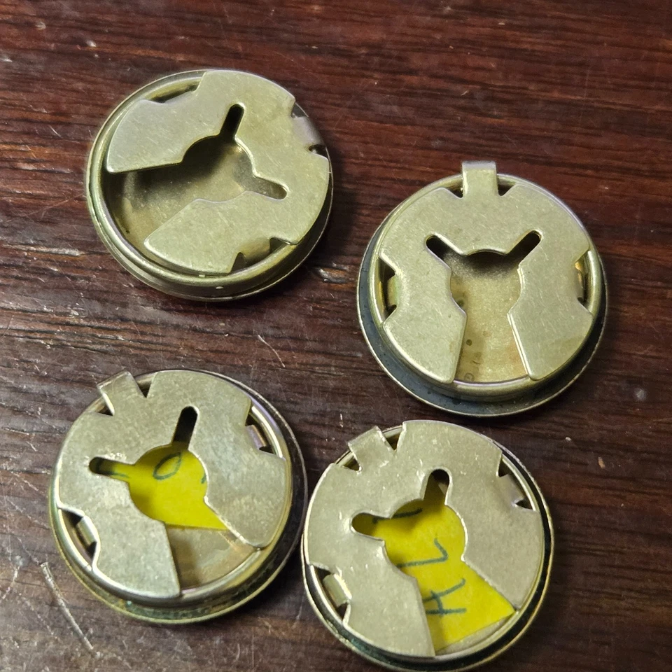 VTG Lot Button Covers Silver Indigenous Warrior American Flag Teddy Bears - Image 2 of 2