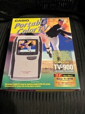 Casio TV-900 LCD Pocket Handheld TV / Television NTSC - Open Box