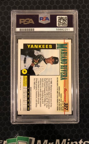 ⚾ 1993 Bowman #327 - Mariano Rivera - PSA 8 NM-MT - HOF - New York Yankees ⚾ - Foto 2 di 2