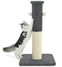 Made4Pets 33" Tall Cat Scratching Post, Heavy Duty Sisal Scratcher for Adult Cat