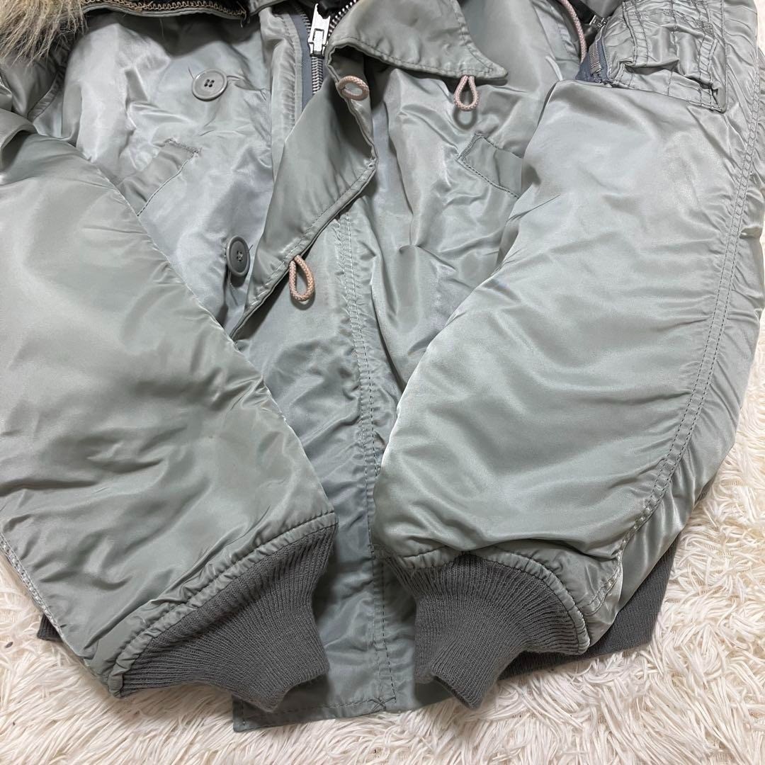 ジャケット・アウター 80s 90s ALPHA n-2b flight jacket silver 80s Alpha Industries N-2B USA Silver Flight Jacket