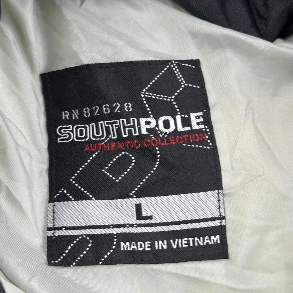 Southpole Puffer - Poliéster gris grande Foto 3 de 4