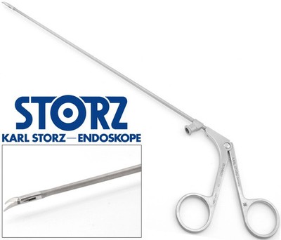 KARL STORZ 28164MZC ENT Nasal Delicate Micro Fine Curved (R) 5mm Jaw Scissors 8''