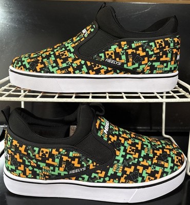 Mens Size 13 HEELYS MINECRAFT ~ J3T FX ~ New Never Worn ~TNT~ Creepers~No Wheels