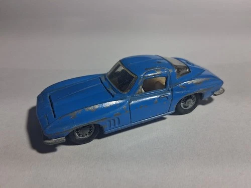 Vintage Mini Dinky 1:65 Chevrolet Stingray Blue