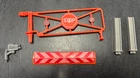 Vintage GI Joe Cobra Vehicle Parts LOT 1985 Check Point Speed Bump Stop Gate Leg
