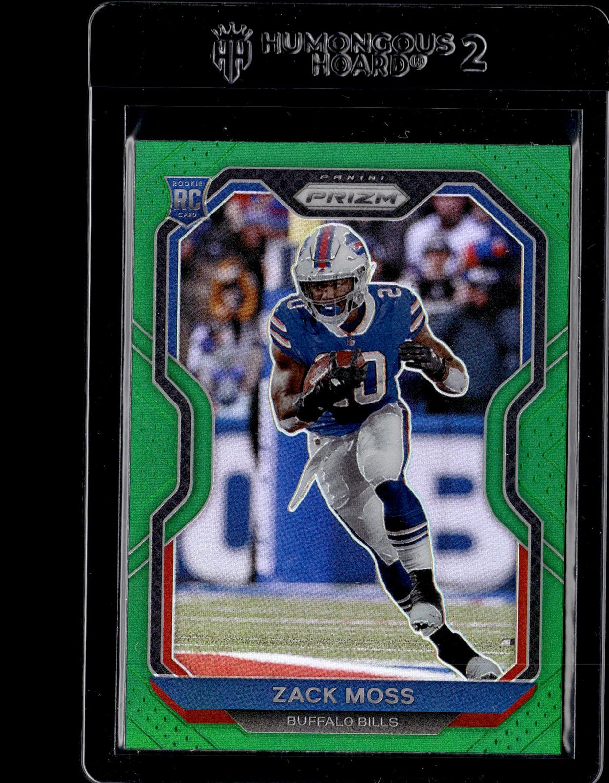 2020 Panini Prizm Prizm Green #311 Zack Moss RC