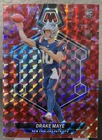 2024 Panini Mosaic - Rookies Drake Maye #303 Red Mosaic Prizm (RC)