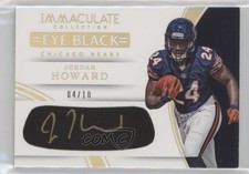 2016 Panini Immaculate Rookie Eye Black Gold 4/10 Jordan Howard #JH Auto 0k8q