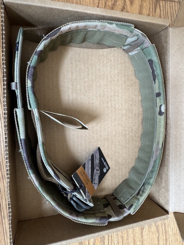 Crye Precision MCS (Minimalist Carry System), Load Rated Belt, Multicam, Large 1