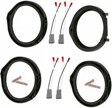 2 Pairs Car Speaker Adapter Board Wiring Harness Connector for Honda-Civic 6.5"
