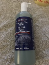 Kiehl's Facial Fuel Energizing Face Wash Gel Cleanser for Men 16.9oz No Pump