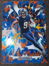 2025 Topps Resurgence - Tre Harris II (RC) - Blue & Orange Spark DISCO Refractor