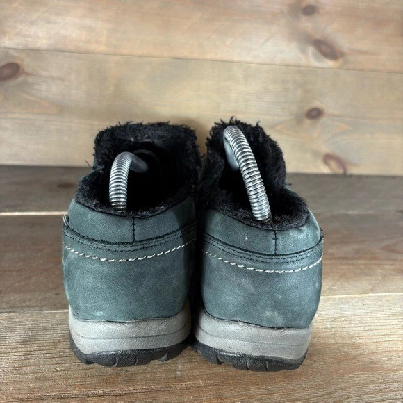 Keen Brighton Mujer Talla 8 Zapatos Azul Cuero Forrado Piel Invierno Zapatillas Foto 4 de 4