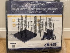 Gel-U-Seat  Skin Protection 3" Gel/Foam Wheelchair Cushion Pad 18x16x3 8046-2