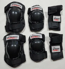 Triple 8 Wipeout 3 Pack Pad Set- Wrist Guards, Knee Pads, Elbow Pads Age 5+