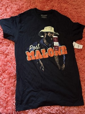 Post Malone Posty Co T Shirt Mens Small Black Short Sleeve
