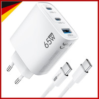 USB-C LadegeräT 65W 3-Port SchnellladegeräT Pd Charger FüR Macbook Iphone Ipad