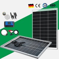200W 12V Monokristallin Solarpanel Solarmodul Bifaziale Wohnmobil 200 Watt
