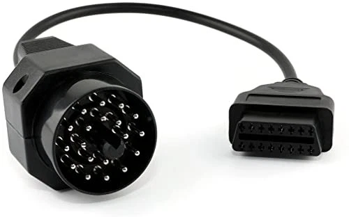  Obd2 Female to 20 Pin Extension Convert Adapter OBD1 to OBD II Cable for gray - Image 2 of 4