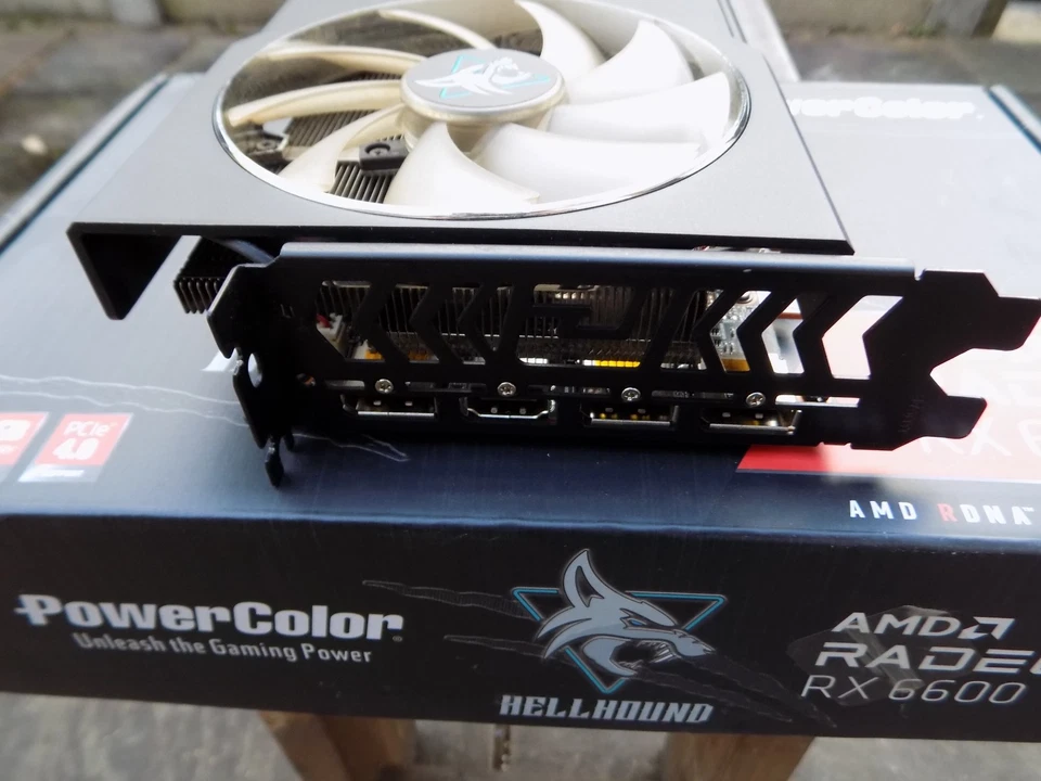 PowerColor Hellhound AMD Radeon RX 6600 8GB GDDR6 Graphics Card Nextday Delivery - Image 3 of 4