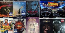 BEST BUY FUTURESHOP WALMART EXCLUSIVE STEELBOOKS BLU-RAY, 4K, 3D, 2D NEW HTF