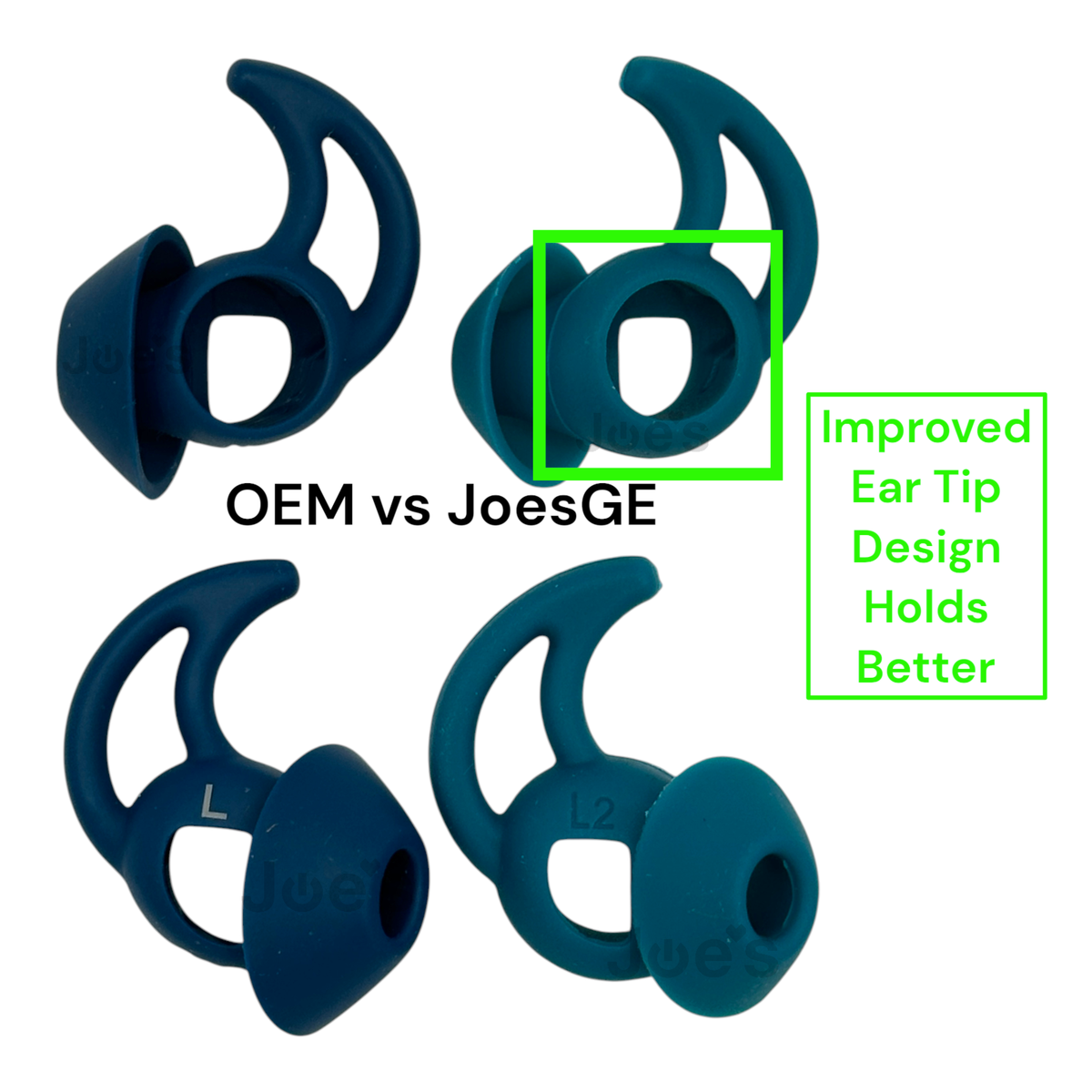 Upgraded Ear Tips for Bose QuietComfort & Sport Earbuds (2020