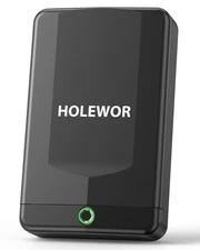 HOLEWOR Gun Safe Small Pistol Safe Biometric Gun Lock Box for Handgun