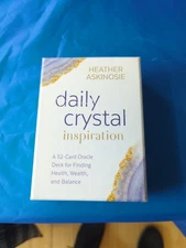 Daily Crystal Inspiration - 52 Card Oracle Deck - Finding Health Wealth Balance