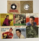 Elvis Presley 45rpm Vinyl Record Lot Of 8. Include One Rare Copy