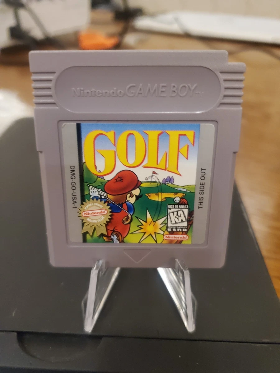 Cartucho Nintendo Golf para Game Boy NTSC-U/C (EE. UU./Canadá) clasificación KA