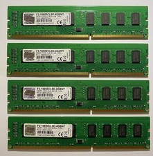 Lot Of 4 G.Skill 4GB PC3-10600 2Gx2 F3-10600CL9D-4GBNT 