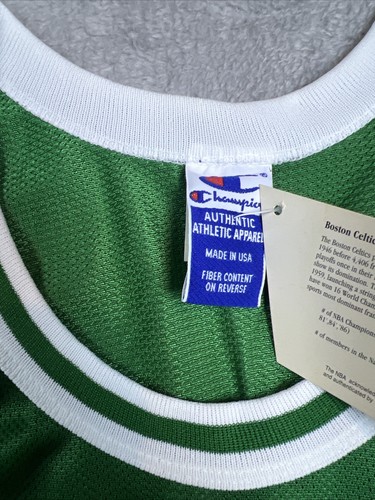 NWT Boston Celtics 50th Gold Logo Champion Jersey Kevin Mchale 44 NBA Basketball - Picture 5 of 10