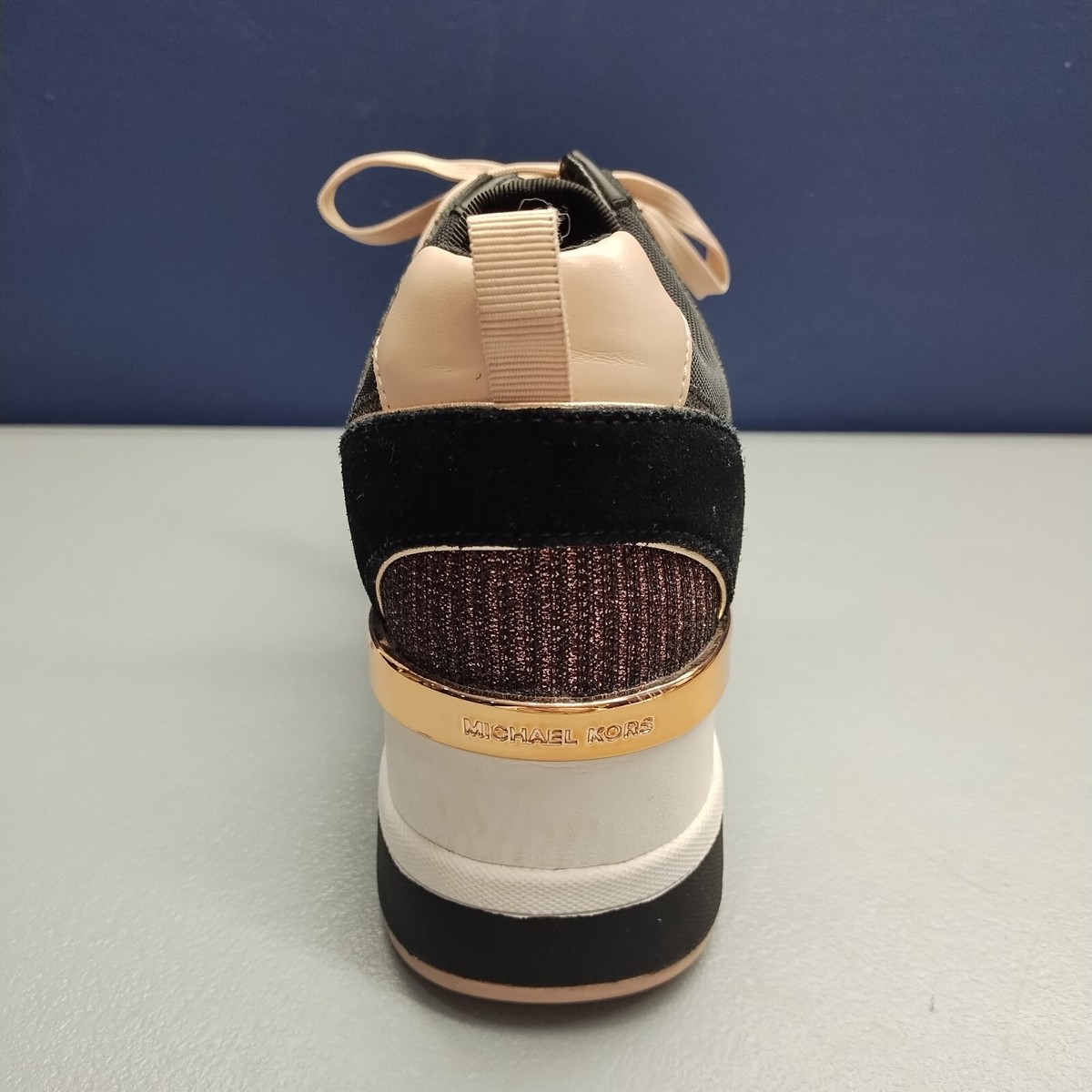 【関税&送料込】Michael By Michael Kors Leather Sneaker Michael Michael Kors Monogram Print Sneakers | Black | FARFETCH