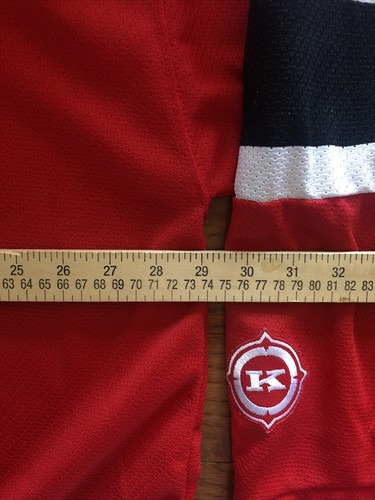Vintage KOHO New Jersey Devils NHL Hockey Jersey Red Blank XXL Authentic - Picture 8 of 12