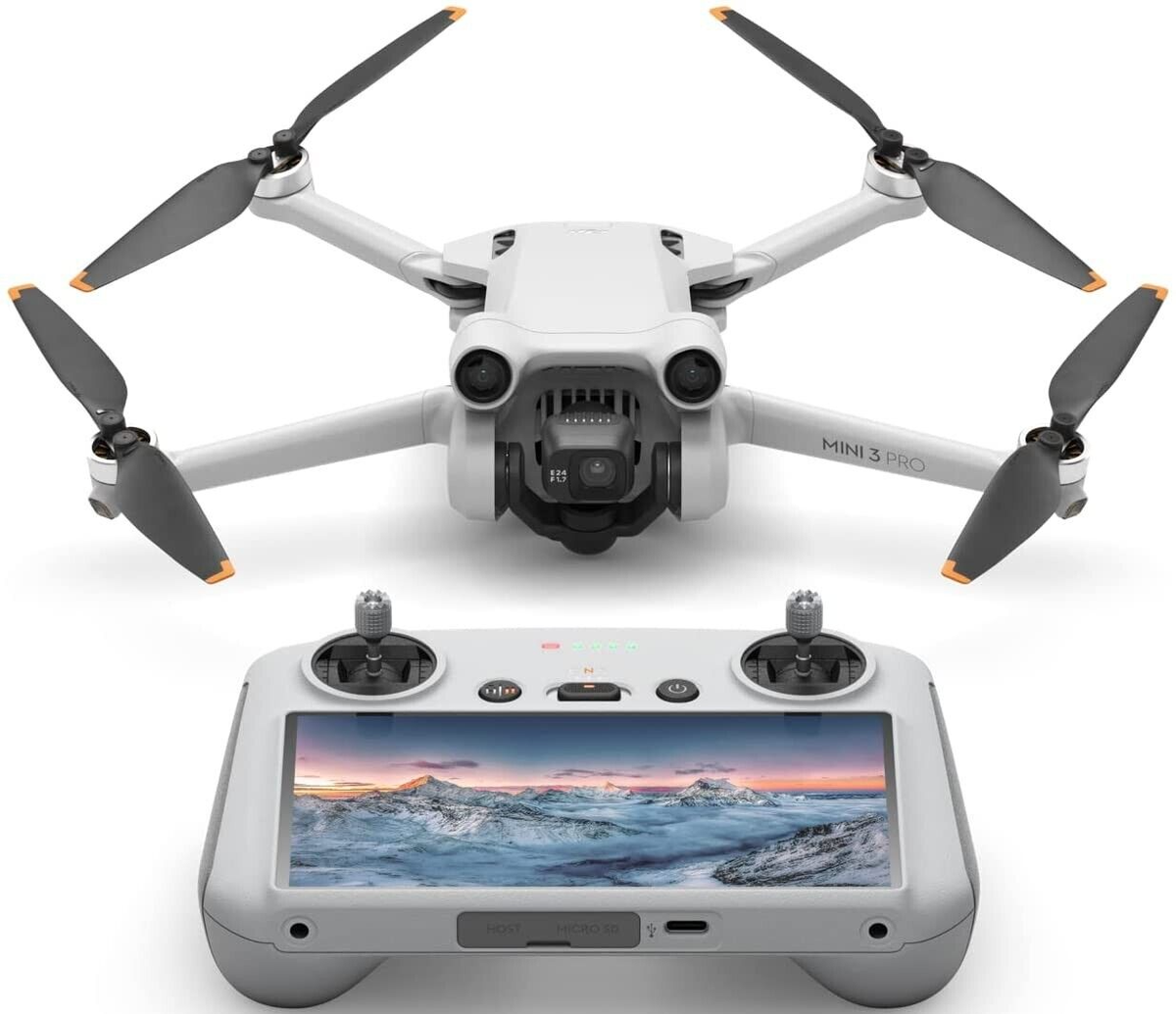 DJI Mini 3 Pro Camera Drone Smart RC Combo 4K Video 48MP Aerial