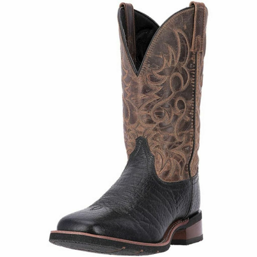Larojoo Occidental botas para hombres 11 Topeka Ortopédico Stockman Negro 7824 Larojoo Occidental botas para hombres 11 Topeka Ortopédico Stockman Negro 7824
