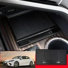 For Toyota Camry 2018-2023 Storage Box Frame Black Titanium Center Console 3pcs