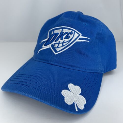 OKC Thunder bleu trèfle objet du jeu St Patrick Day Oklahoma City casquette - Photo 1 sur 11