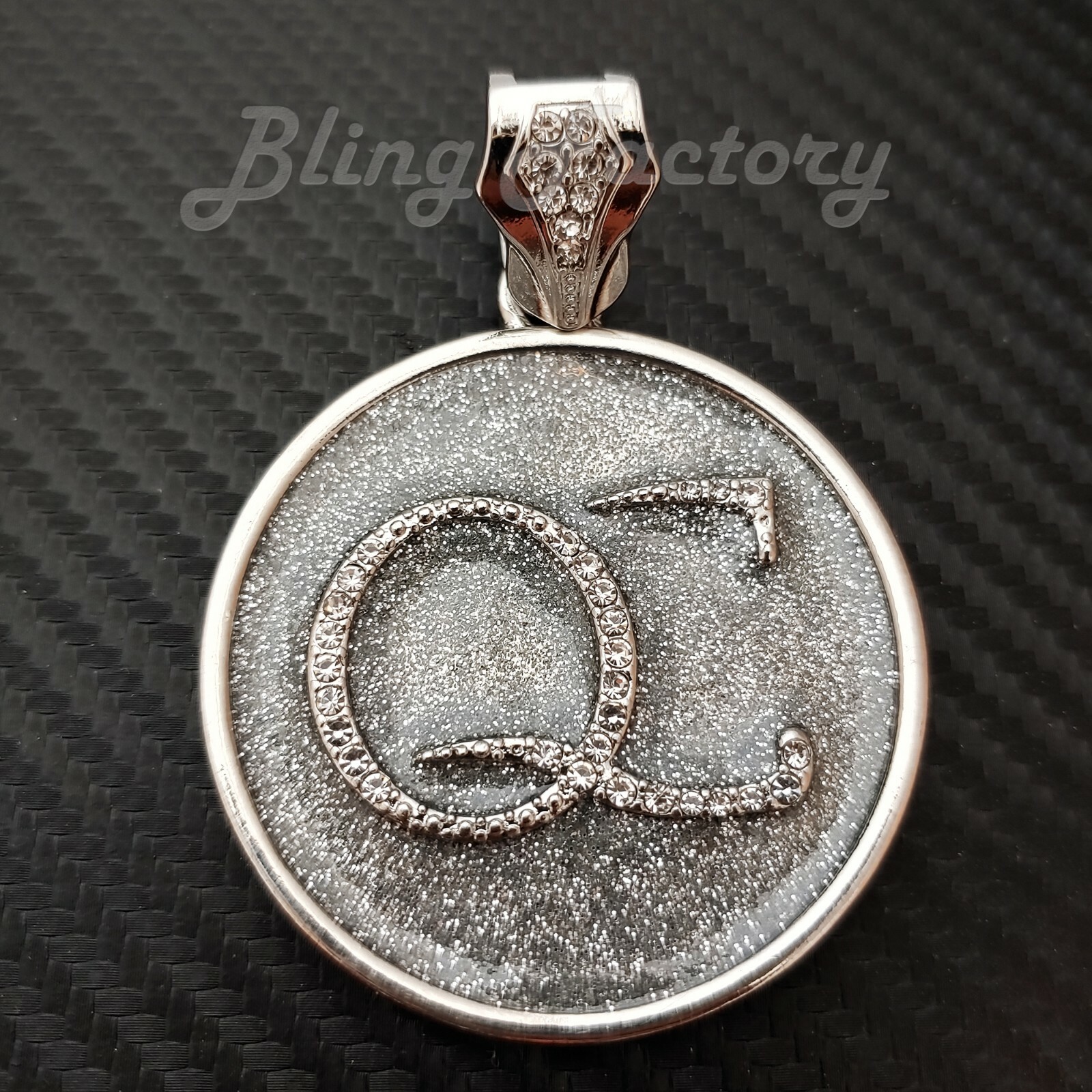Silver Plated Alloy QC Charm 16
