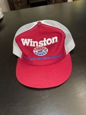 Vintage 1980s Winston Nascar Charlotte Motor Speedway trucker Snapback cap