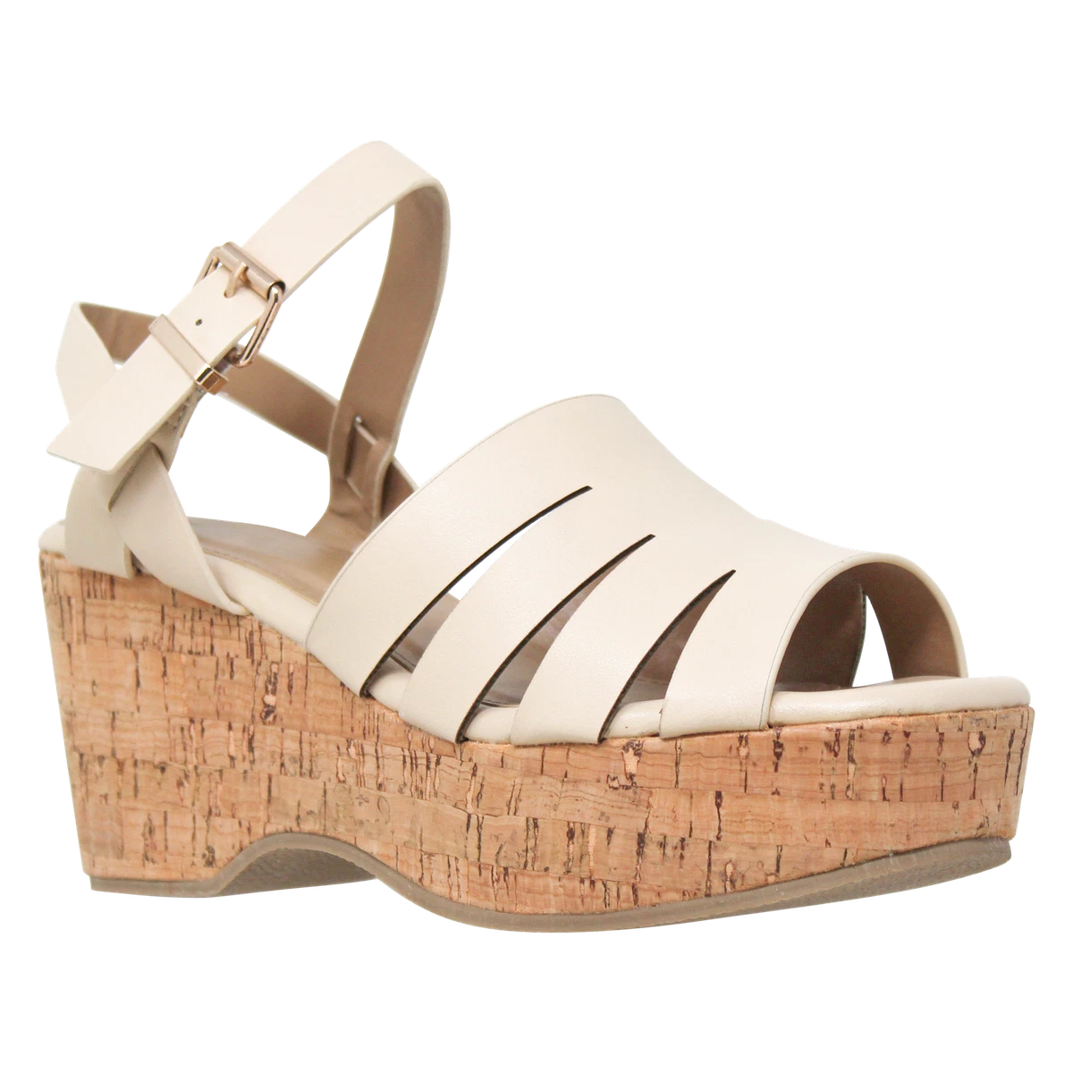 Cork ankle strap sandals cheap